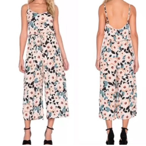 Show Me Your Mumu Margaux Playsuit – Steel Magnolia Print, Size Small - Picture 2 of 9